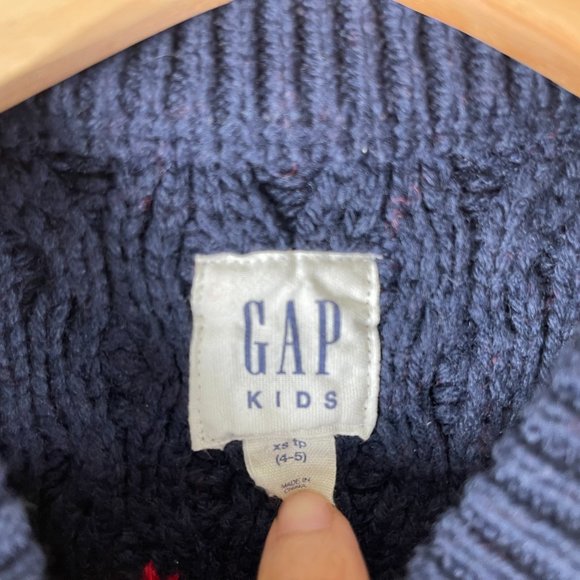 Gap Knitted Crewneck Sweater sz xs 4-5 - Picture 2 of 5